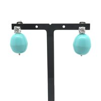 Boucles d'oreilles Ultima Edizione Femme in Argent OAOOA3.2-TURCHESE